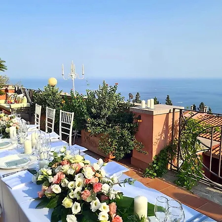 Luxury With Private Pool - Sea & Mount Etna Views - Historic Center - 5 Bedroom Configuration Villa