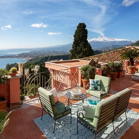 Villa Luxury With Private Pool - Sea & Mount Etna Views - Historic Center - 5 Bedroom Configuration