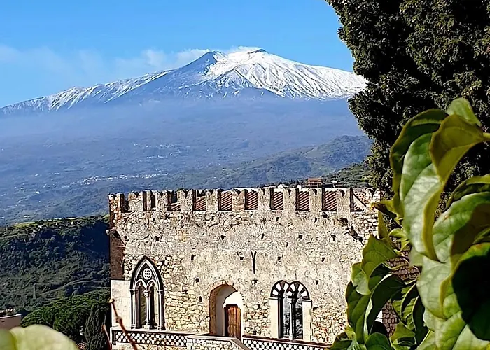 Luxury With Private Pool - Sea & Mount Etna Views - Historic Center - 5 Bedroom Configuration Taormina