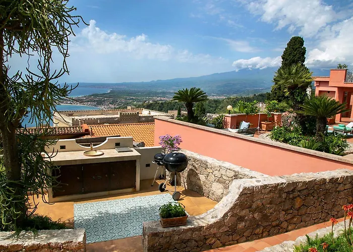 Villa Luxury With Private Pool - Sea & Mount Etna Views - Historic Center - 5 Bedroom Configuration *