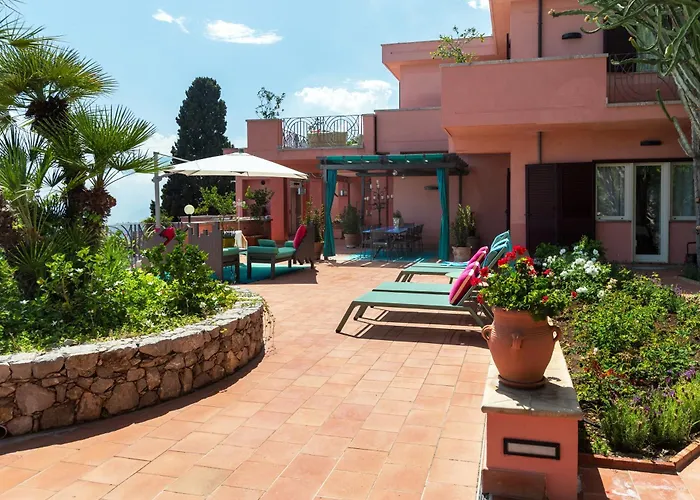 Luxury With Private Pool - Sea & Mount Etna Views - Historic Center - 5 Bedroom Configuration Villa Taormina