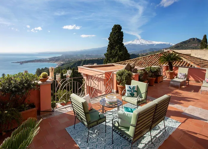 Villa Luxury With Private Pool - Sea & Mount Etna Views - Historic Center - 5 Bedroom Configuration